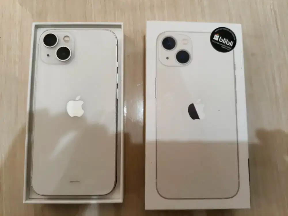 Iphone 13 (128gb) Putih Garansi Resmi Bli-Bli (SA/A)
