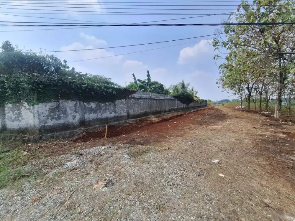 Jual Tanah Bomang Termurah - SHM 100Jtan - Strategis Dekat Stasiun Bojong Gede - Cocok Invest/Hunian - Lingkungan Perumahan