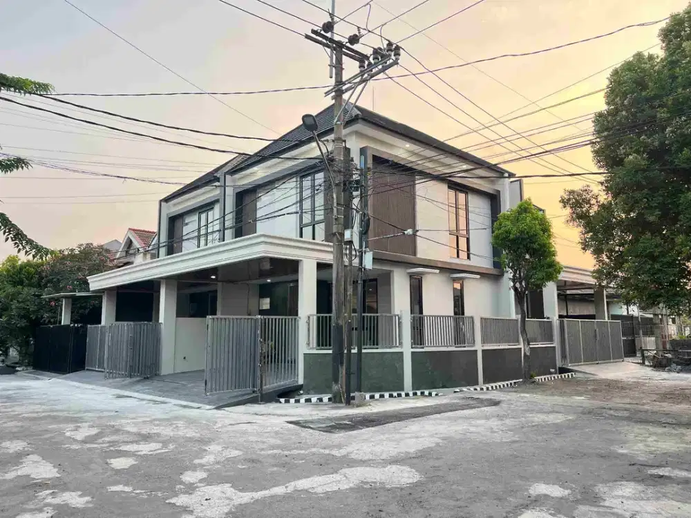 dijual rumah baru gress wiyung Taman Pondok Indah murah mewah ada 2 unit