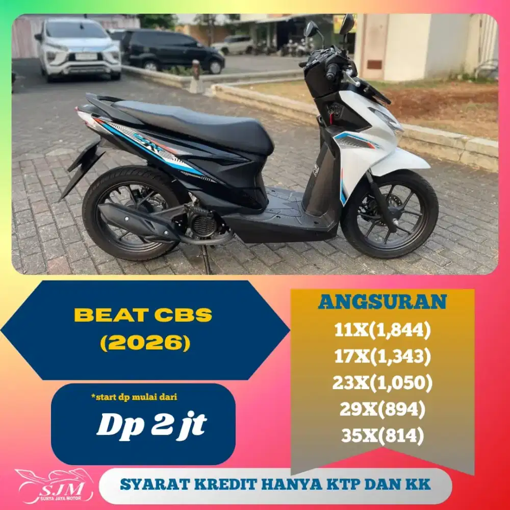 HONDA BEAT CBS 2026 CASH & KREDIT