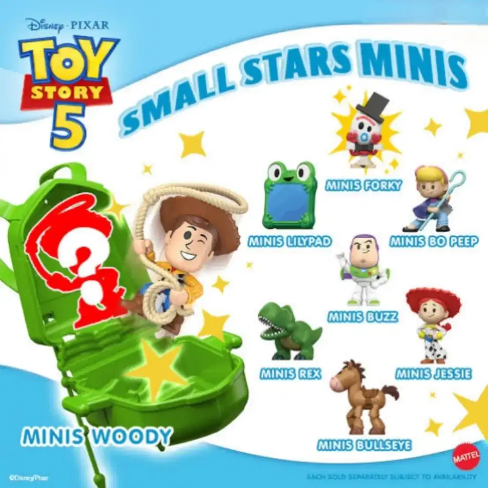 Minifigure disney toy story 5 original Mattel