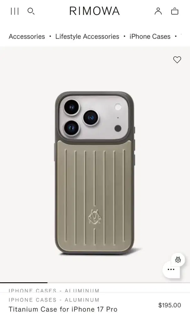IPHONE 17 PROMAX RIMOWA