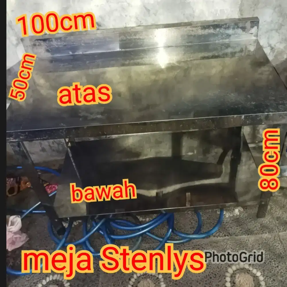 Meja stenlis resto