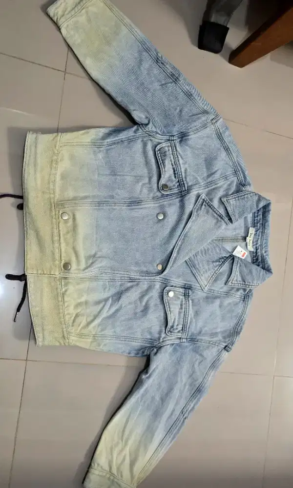 Jaket jeans taiwan sekelas zara