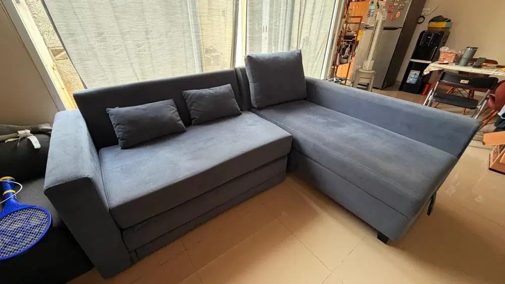 SOFABED L dengan Storage/Penyimpanan