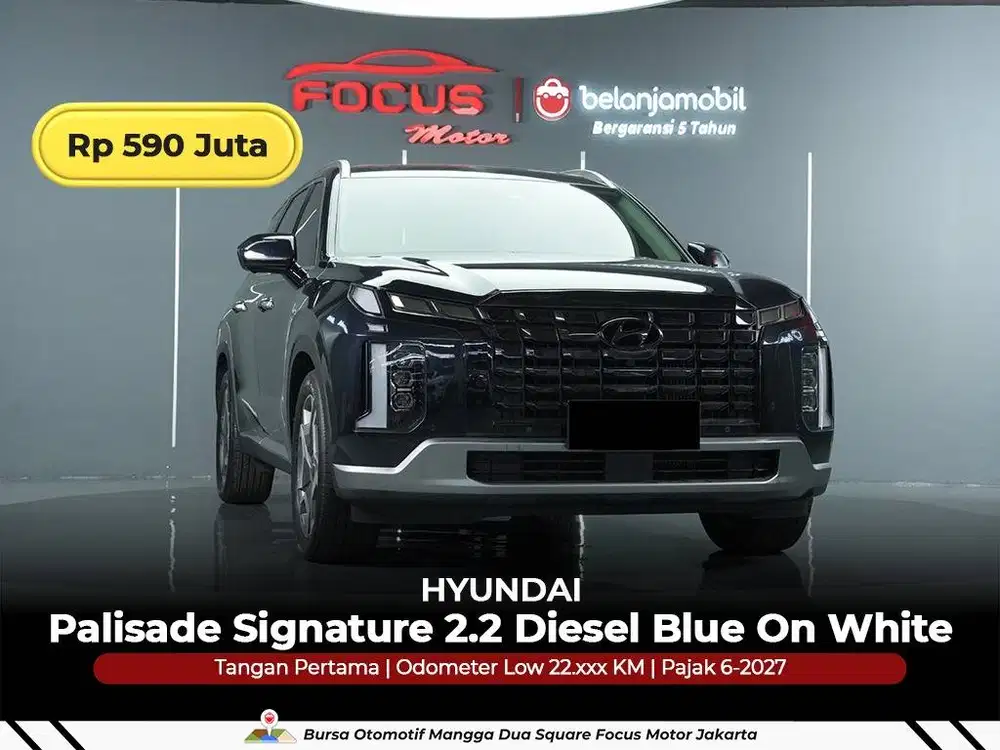 [GARANSI 5THN LOW KM] Hyundai Palisade Signature Diesel 2022/2023/2024