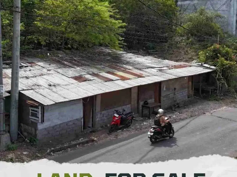 Dijual Tanah Jalan utama Pantai Balangan Jimbaran Badung - Bali.