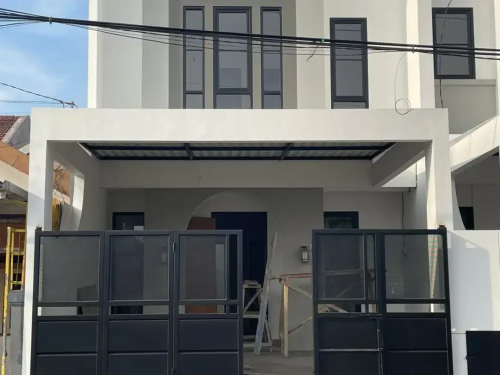 Rumah Palem Selatan, Pondok Chandra Indah, American Modern Baru Gress 3 Lantai