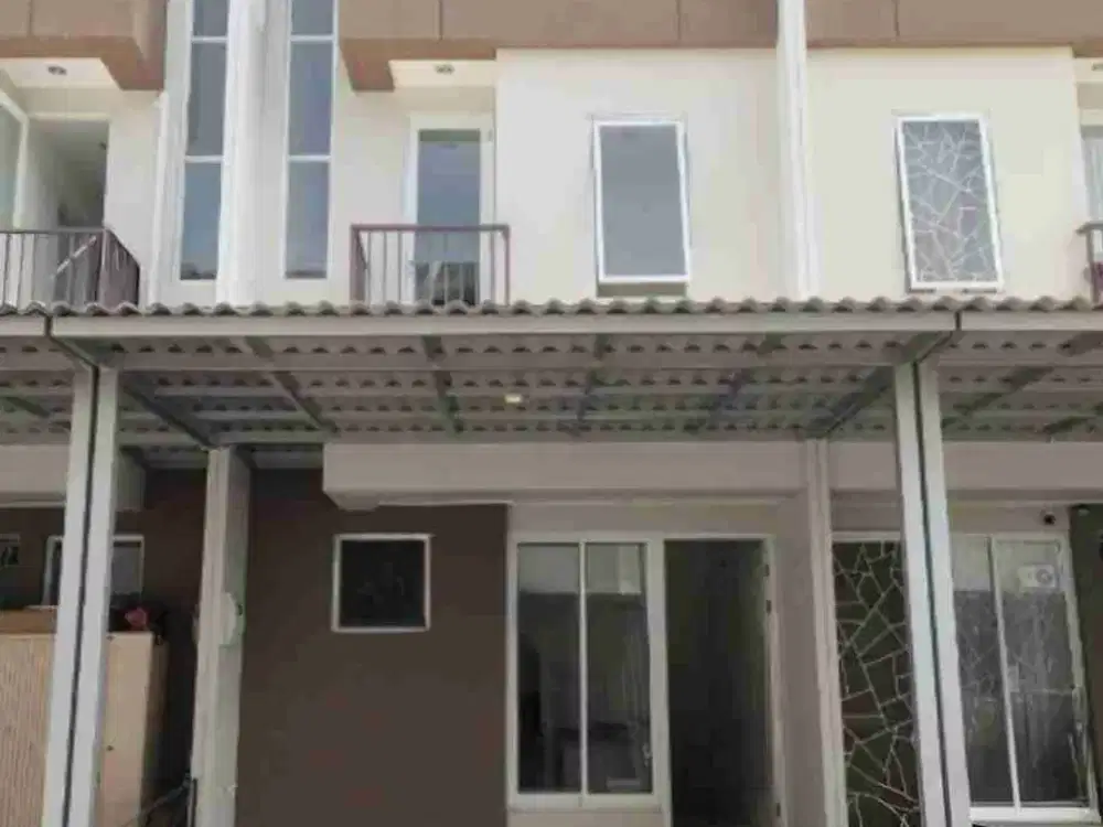 Rumah rapih 3 lantai full furnished & full desain interior Sedayu City disewakan tinggal bawa koper Cluster Winterville Kelapa Gading Jakarta Utara