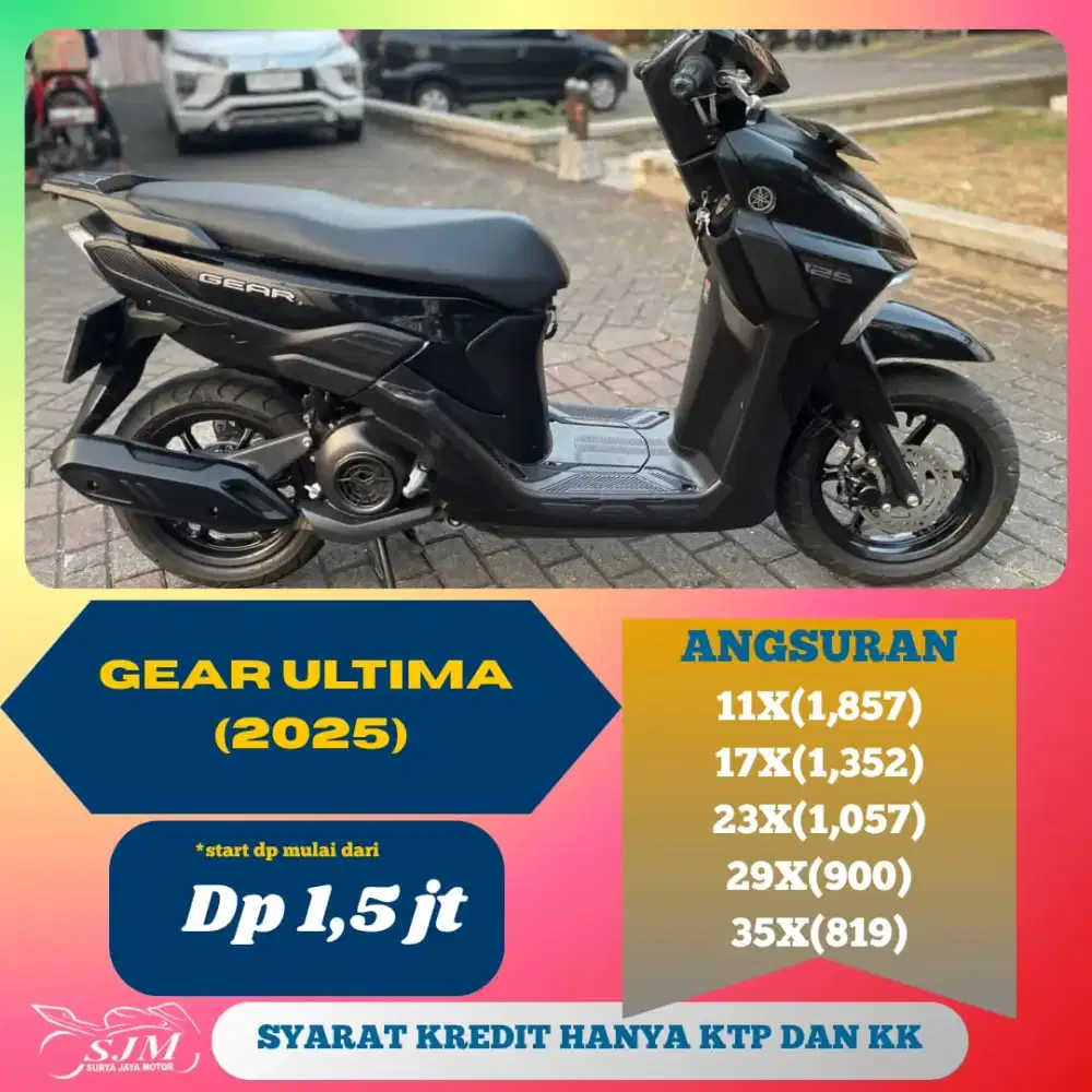 YAMAHA GEAR ULTIMA 2025 CASH & KREDIT