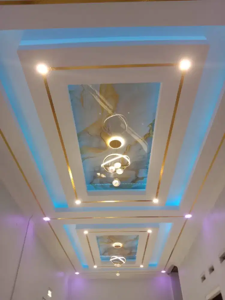 Jasa plus material plapon PVC, gypsum,Atap baja ringan melayani Se DIY