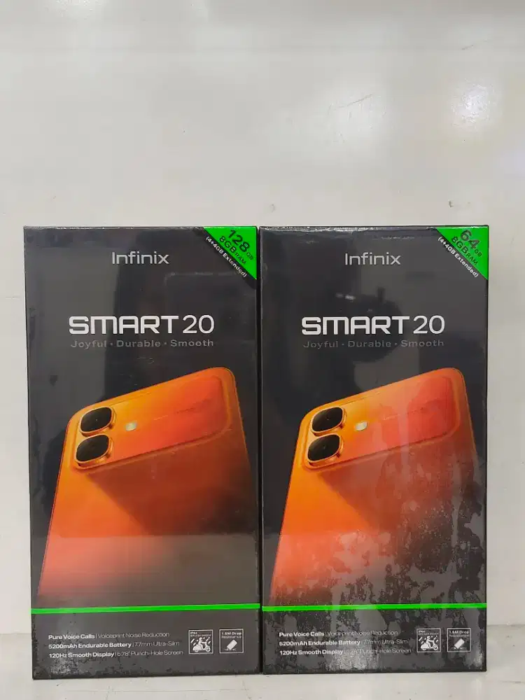 INFINIX SMART 20 4+4/128GB NEW GARANSI RESMI