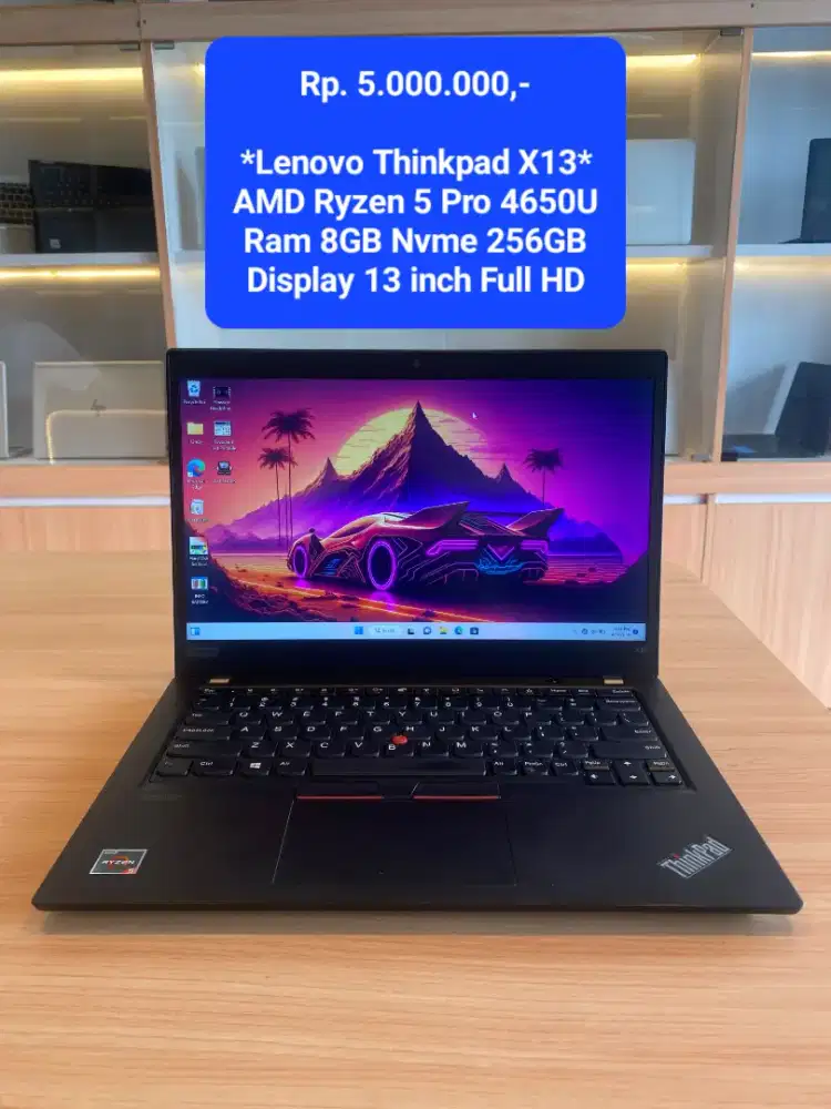 Lenovo Thinkpad X13 AMD Ryzen 5 Pro 4650U Ram 8GB Nvme 256GB
