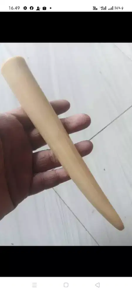 Uncuy pipa panjang 20 cm berserat lubang multi fungsi