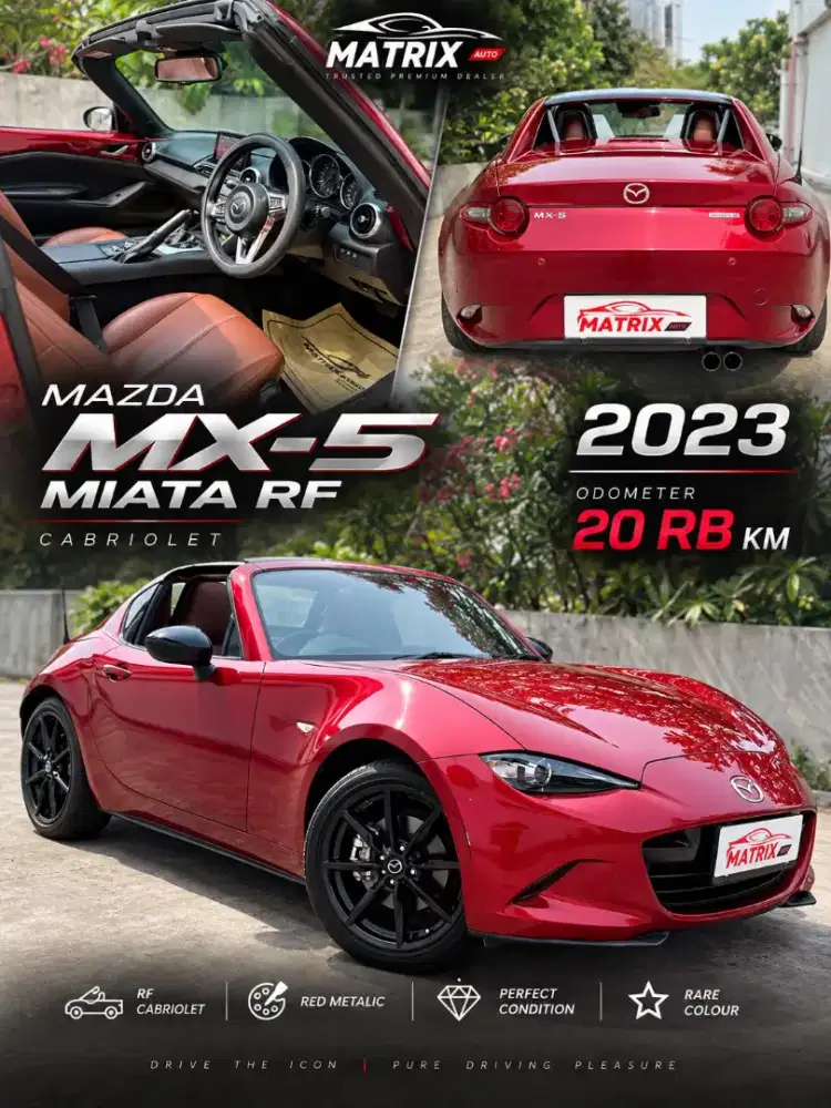 MAZDA MX5 MIATA RF 2023!! MAZDA MX5 MIATA RF CABRIOLET 2023!!