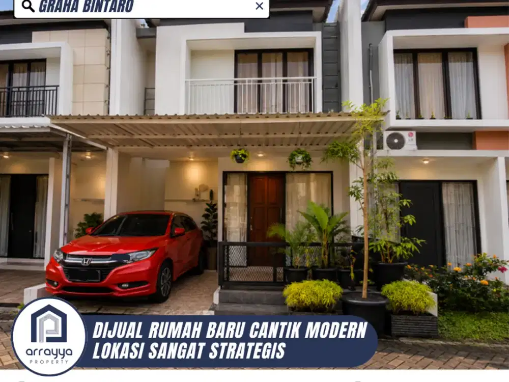 DIJUAL RUMAH MODERN CANTIK 2 LANTAI DI THE OASIS BINTARO (DM98)