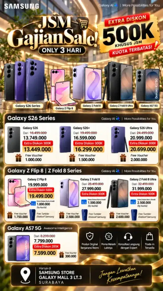 Yuk dapatlan exstra cb 500 ribu all pembayaran