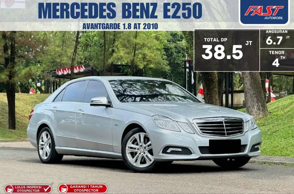 LOW KM.67RB MERCEDES BENZ E250 2010 AVANTGARDE 1.8 AT & PAJAK PANJANG