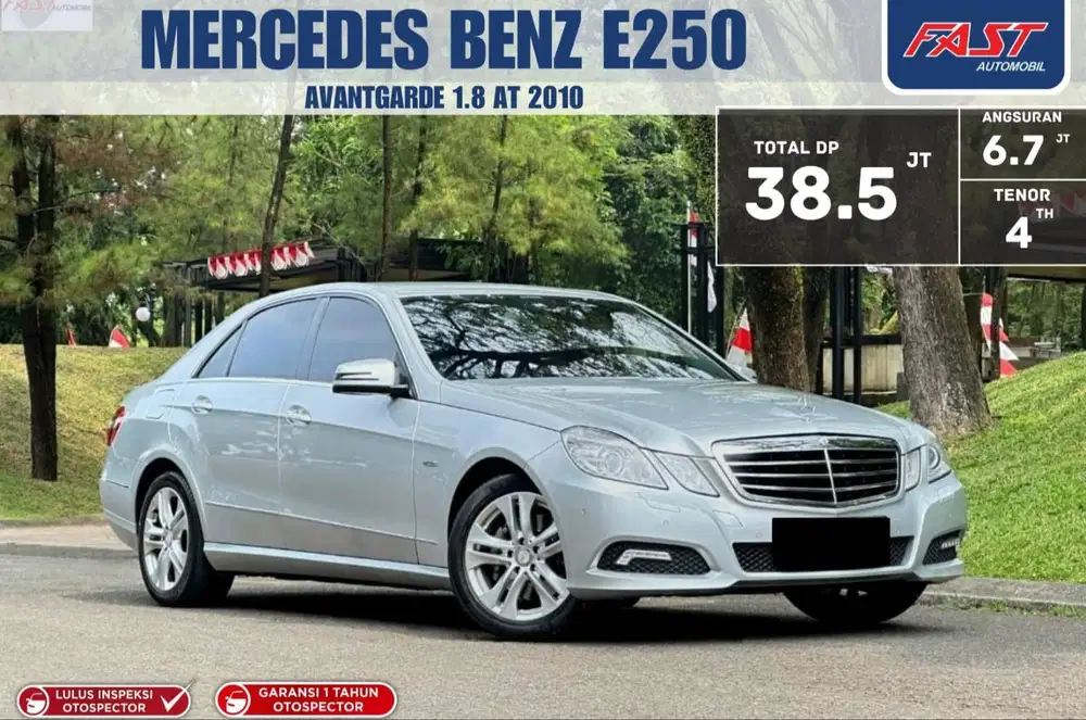DP 38JT MERCEDES BENZ E250 BENSIN 1.8 AT PAJAK PANJANG