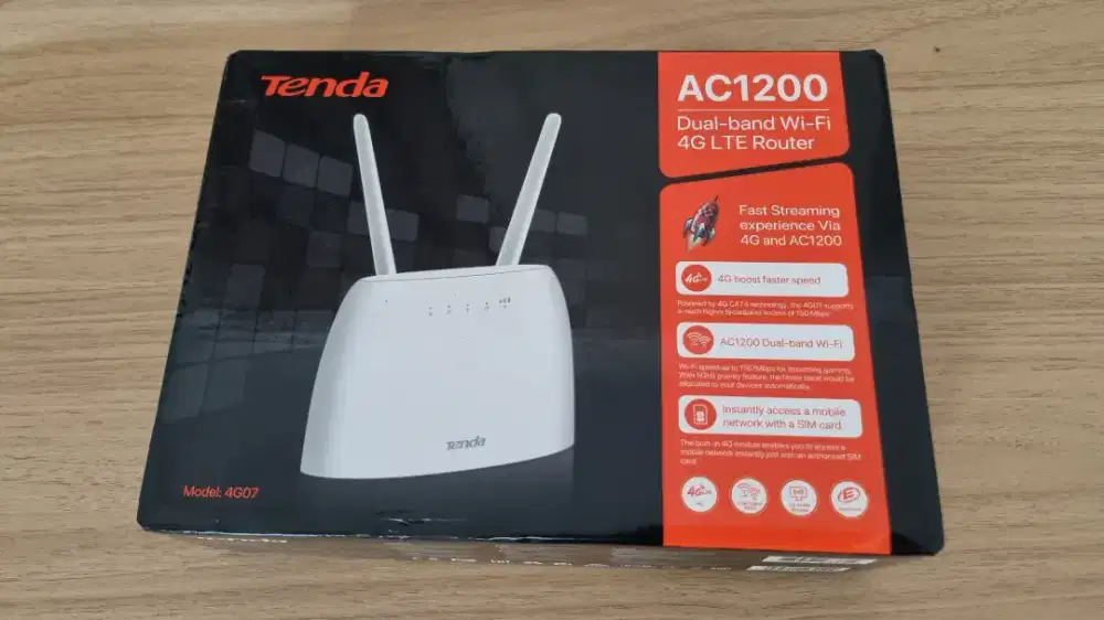TENDA AC1200 Dual Band Wifi 4G LTE Router
