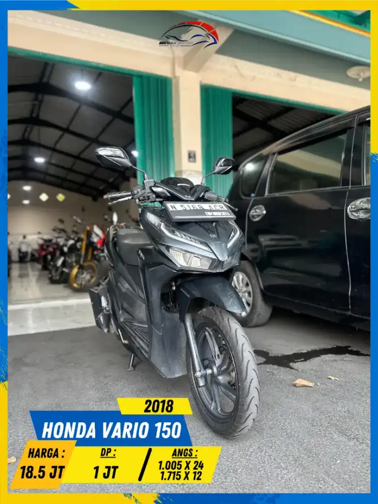 HONDA VARIO 150 2018 MURAH BERKUALITAS HIKMAH MOTOR KEPUH MALANG