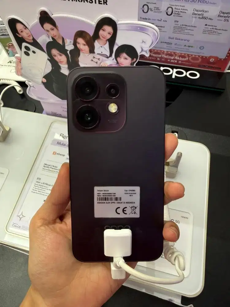 Promo kredit oppo reno 16 bunga ringan gratis 2x cicilan