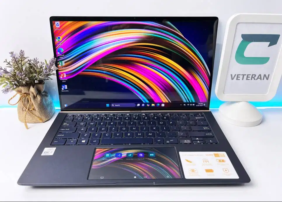 Laptop Asus Zenbook 14 UX434F Core i5 Ram 8gb Ssd 512gb screenpad