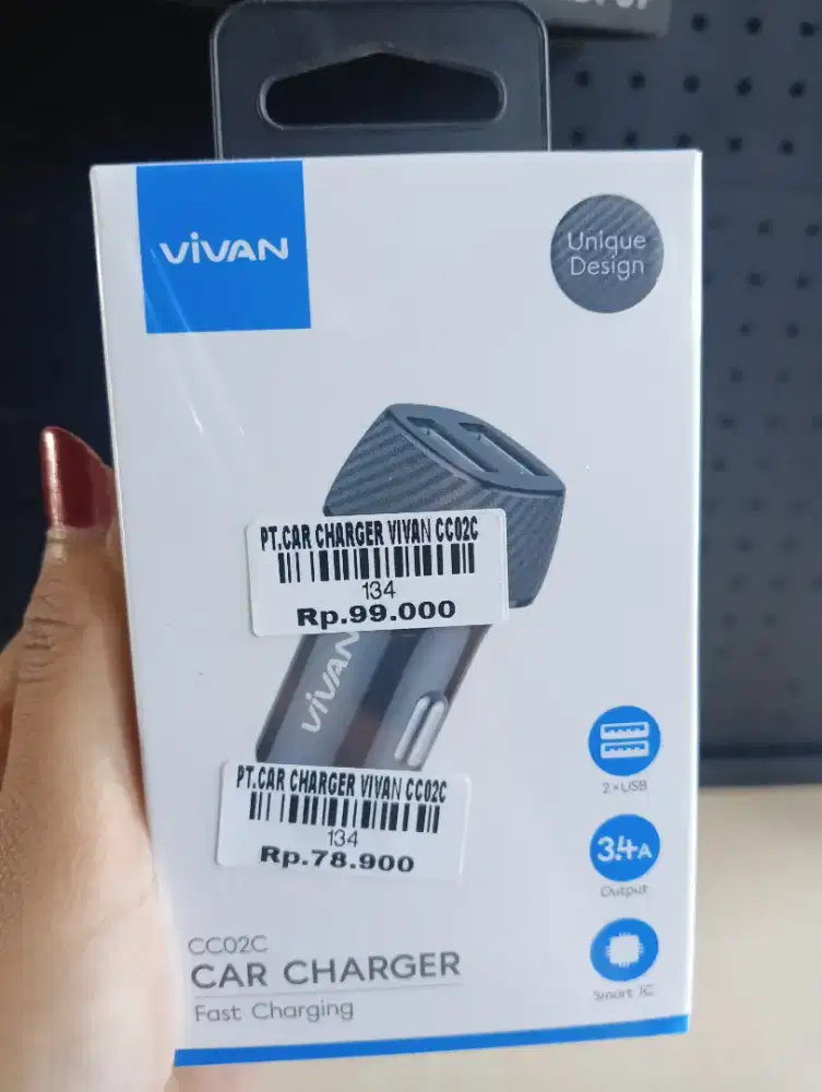 CAR CHARGER VIVAN CC02C | ATLANTIS DAHSYAT