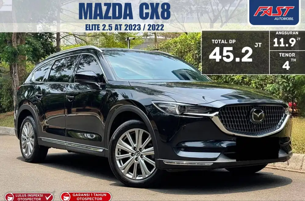 GARANSI 1TH MAZDA CX8 SUNROOF ELITE 2023 / 2022 FACELIF & CAPTAIN SEAT