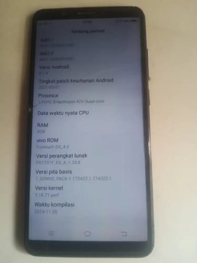 Dijual HP Vivo 1724