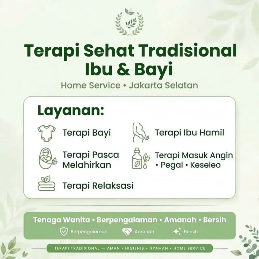 Teraphi sehat Bu Sri