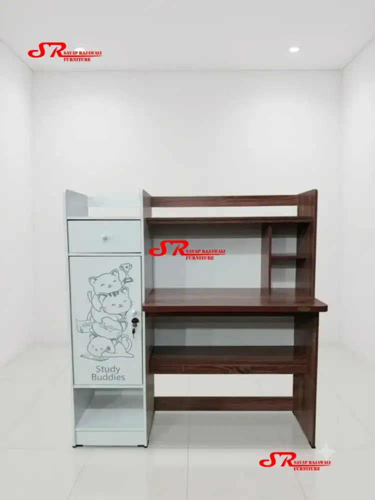 Meja belajar anak terbaru (bahan partikel board)