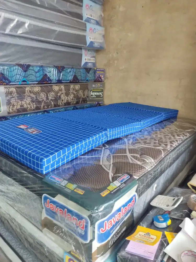 Kasur busa lipat 4 ada Tasnya