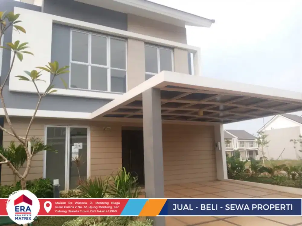 Sewa Rumah SHM Modern Elite Palm Spring JGC – Layout Luas, Free 3 AC (100JT/Thn)