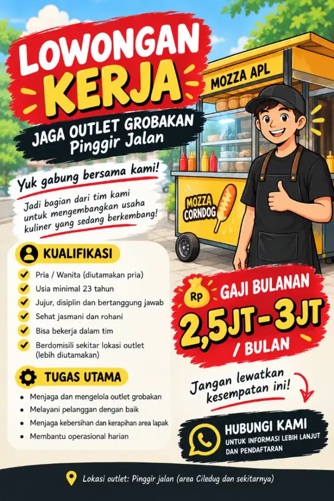 Jaga outlet kaki lima