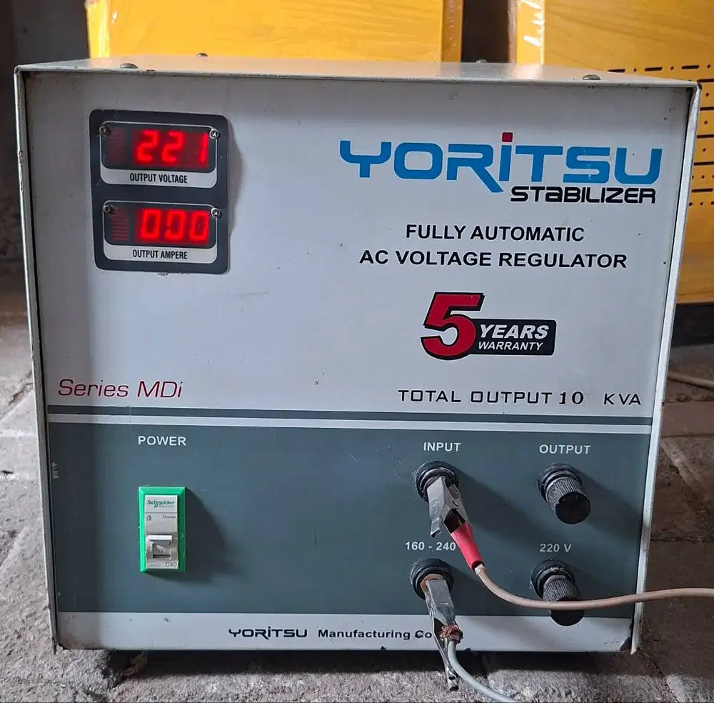 Stabilizer Listrik YORITSU 10Kva 1Phase Digital