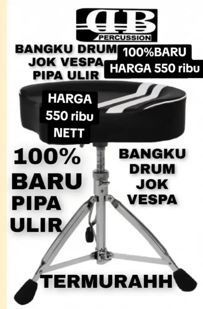 100%br TERMURAH BANGKU DRUM JOK VESPA CHINA