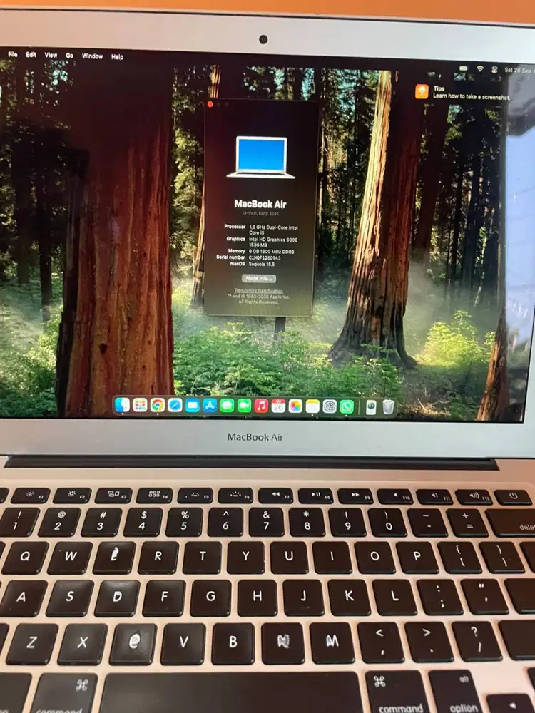 MacBook Air 13 Early 2015 | i5 | 8GB | 128GB | Mulus