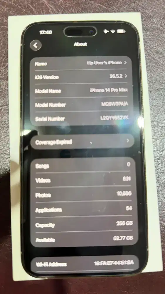 iPhone 14 Pro Max 256GB ex iBox Mulus Full Ori