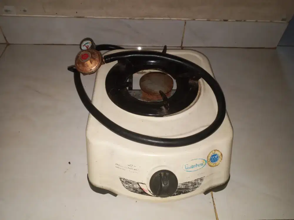 Kompor gas Quantum 1 tungku + selang regulator
