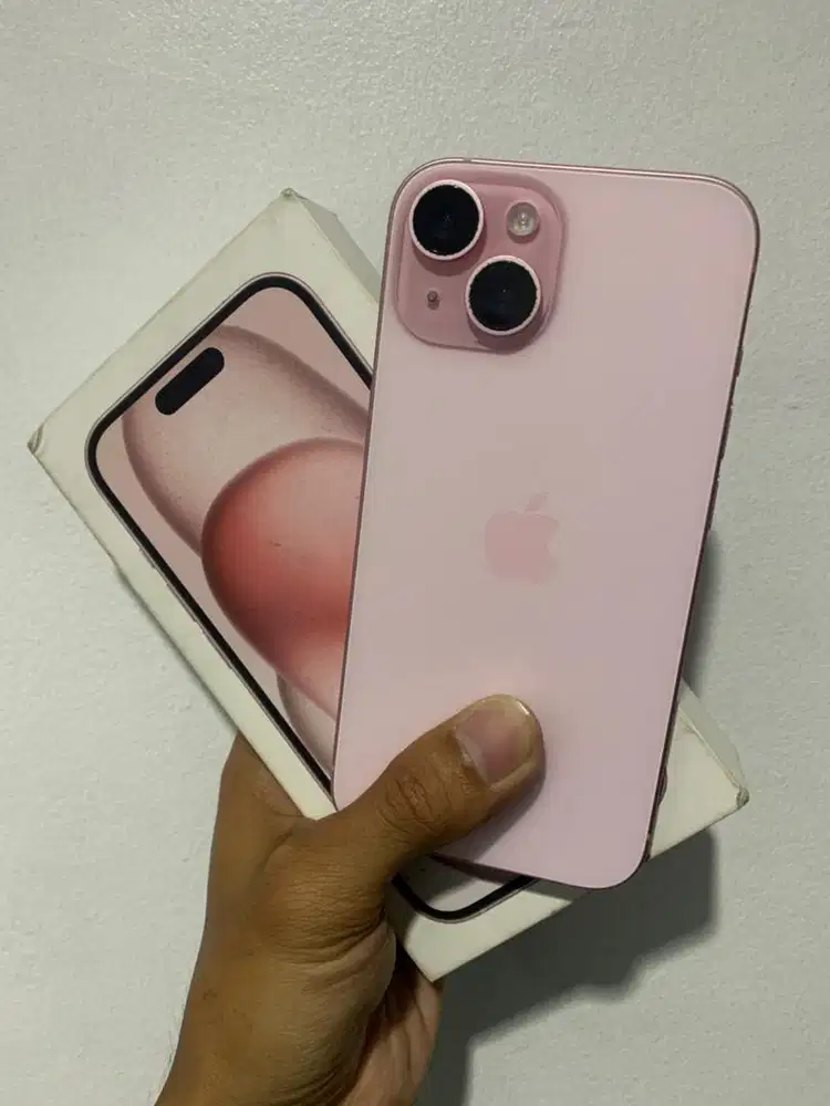 iphone 15 128gb pink resmi ibox