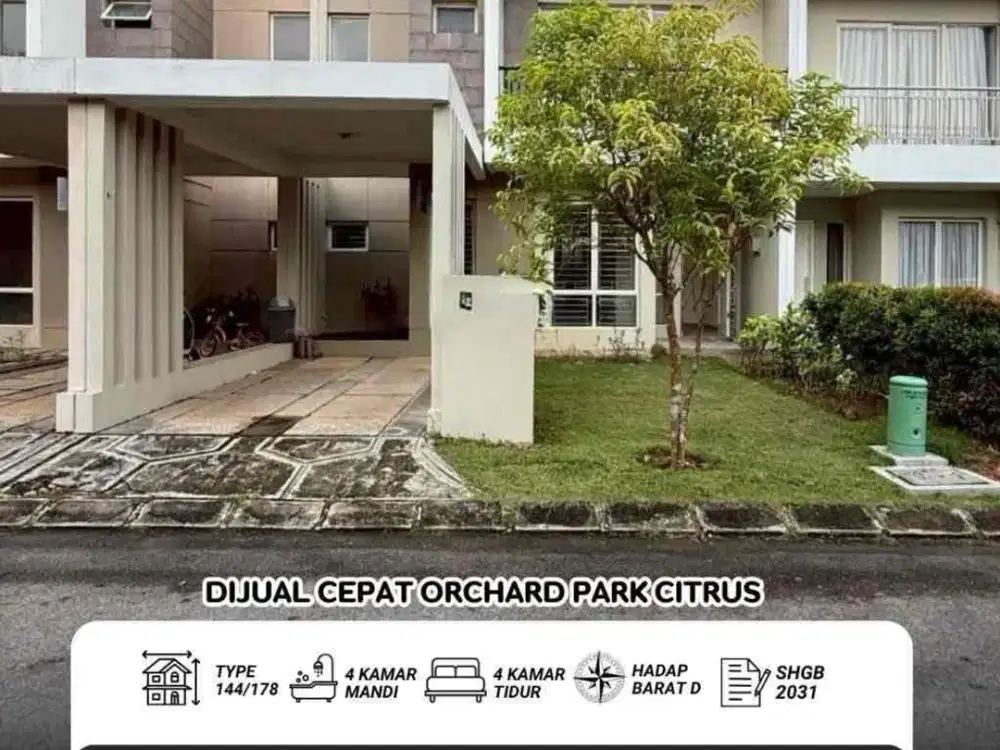 Dijual Cepat Orchard Park Citrus - Batam Center