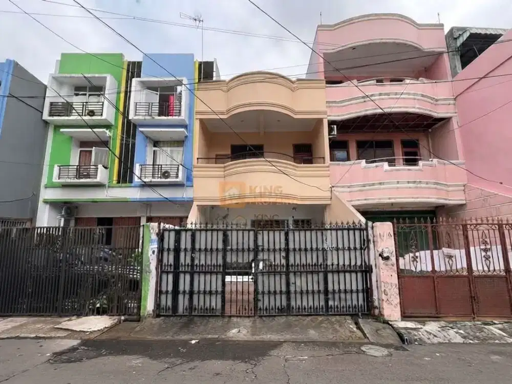 Dekat Wisata Kota Tua, Pancoran Glodok, LTC dan Stasiun Kota, Dijual Rumah Strategis Mangga Besar 162m2 Jakarta Barat