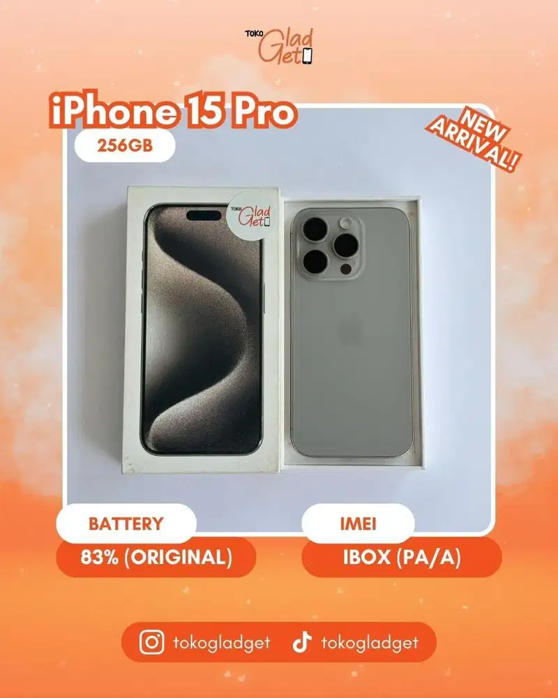 iPhone 15 Pro 256 Gb ex IBOX
