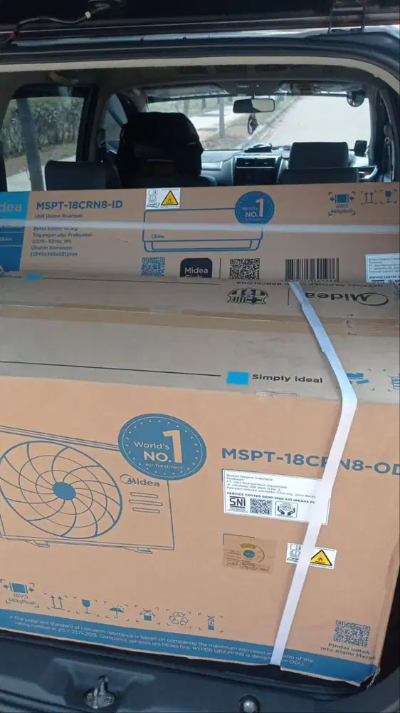 AC Midea 1.5 PK dan 2 PK