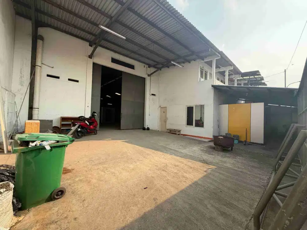 Disewa Cepat Gudang LB 600M2 Ada Kantor di Kavling DPR Cipondoh Tangerang
