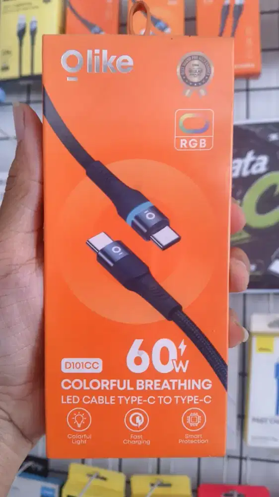 KABEL DATA TYPE-C TO TYPE-C OLIKE D101CC