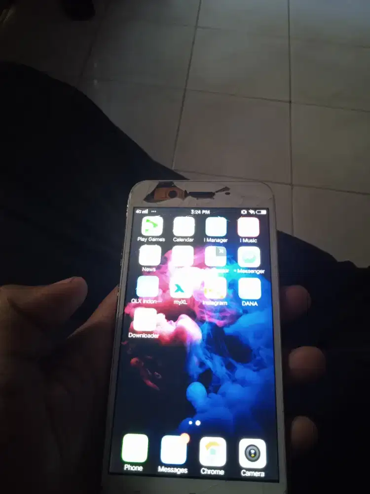 Vivo y 66 normal semua,minus layar retak ram 4gb