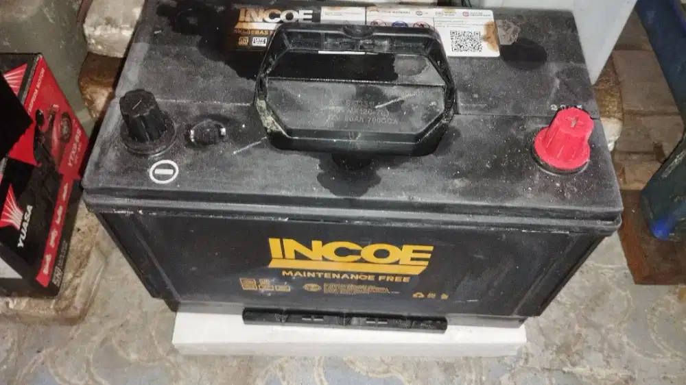 Accu aki bekas dobel stater jreng pajero landcruiser xtrail IncoeAstra