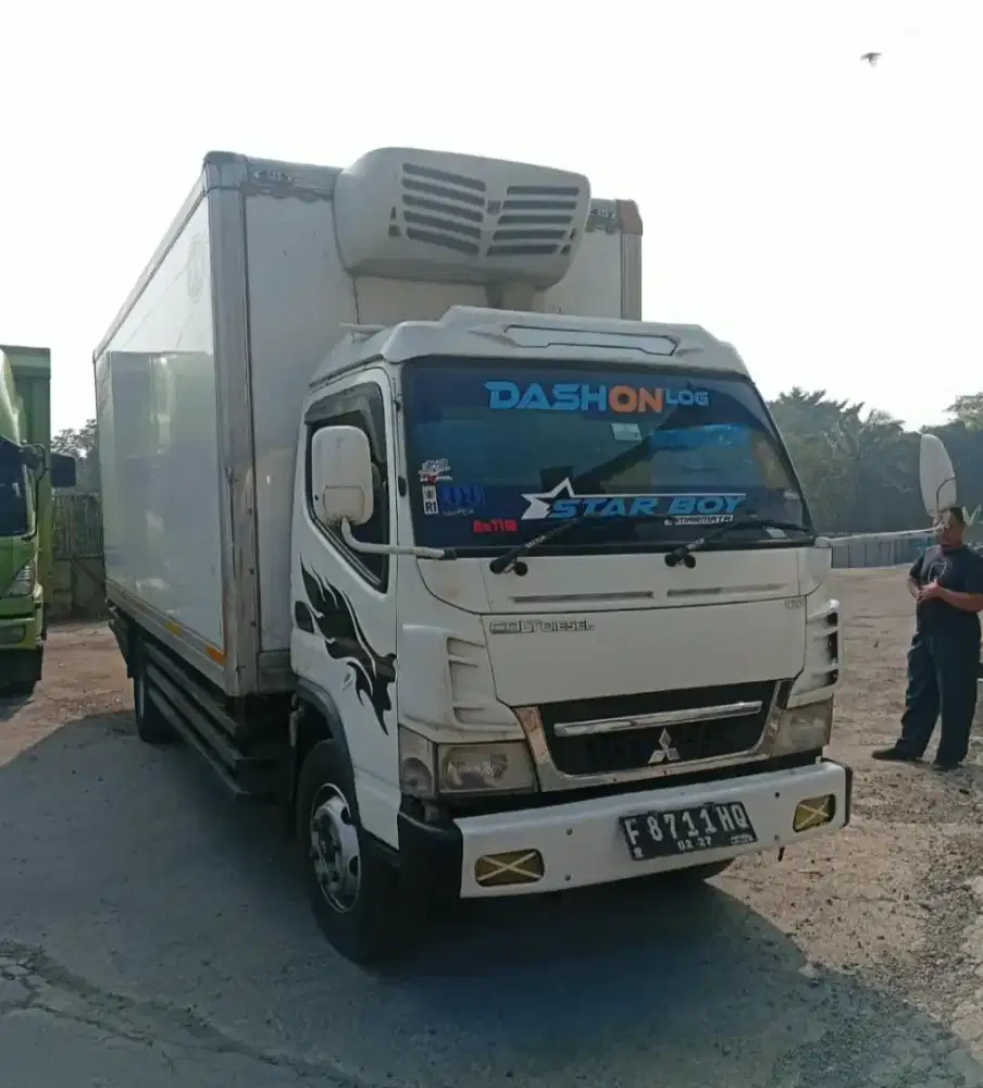 Mitsubishi Colt Diesel Fe74L Th.2021 Box Frezzer Ban Dobel Long Canter